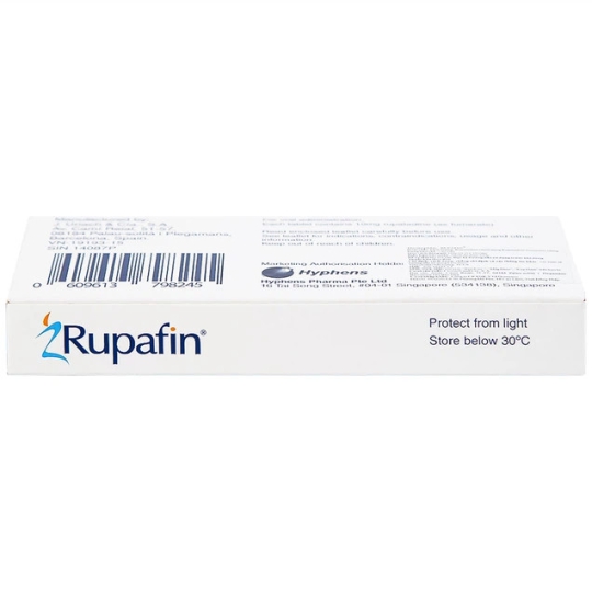 Thuốc Rupafin 10mg Hyphens điều trị viêm mũi dị ứng, mày đay (10 viên)