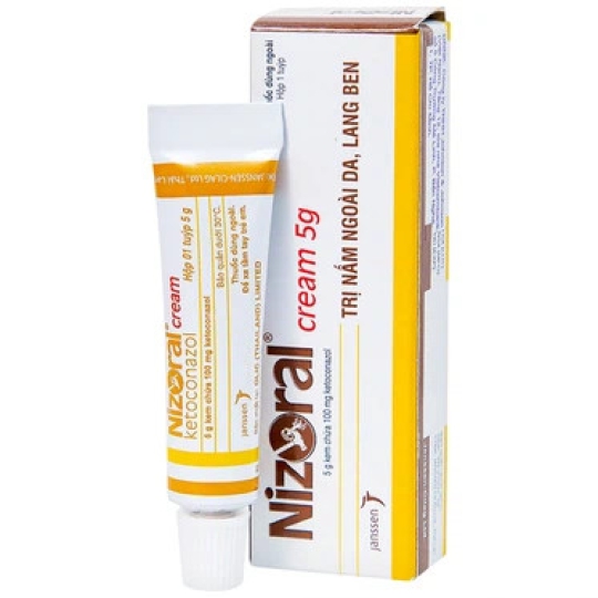 Thuốc Nizoral Cream Olic điều trị nhiễm nấm ngoài da (15g)