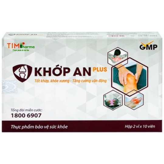 Viên uống Khớp An Plus Nanofrance tốt khớp, khỏe xương, tăng cường vận động (20 viên)