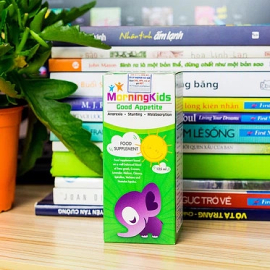Siro MorningKids Good Appetite hỗ trợ tăng cường tiêu hóa, giúp ăn ngon miệng (125ml)