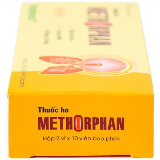 Thuốc ho Methorphan Traphaco hỗ trợ điều trị ho khan, ho có đờm (2 vỉ x 10 viên)