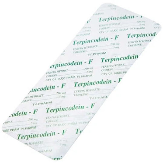 Thuốc Terpincodein-F TV.Pharm giảm ho, long đờm (100 viên)