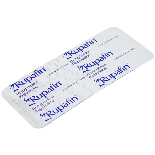 Thuốc Rupafin 10mg Hyphens điều trị viêm mũi dị ứng, mày đay (10 viên)