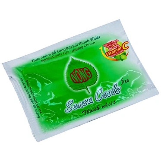 Bột sủi Sensa Cools Enesis giúp thanh nhiệt cơ thể và tăng cường sức đề kháng (6 gói x 7g)