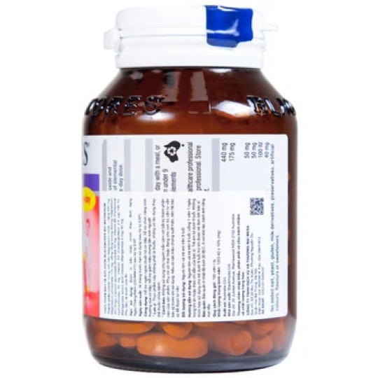 Viên uống Blackmores Bio Magnesium hỗ trợ cơ bắp, giảm triệu chứng tiền kinh nguyệt (100 viên)
