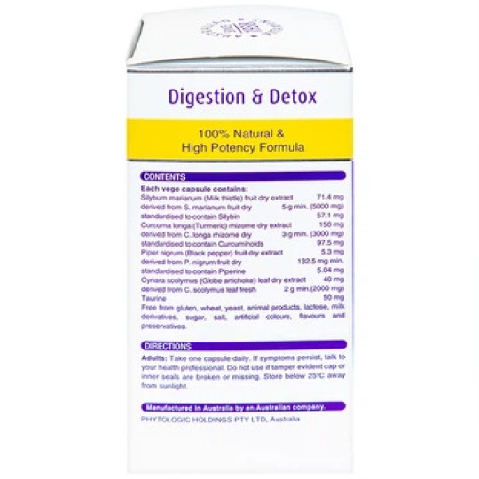 Viên uống Liver Detox 1-A-Day Henry Blooms hỗ trợ giải độc gan, bảo vệ gan (30 viên)