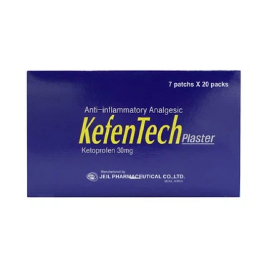 Miếng dán Kefentech Plaster Jeil chống viêm bao gân, đau cơ (1 gói)