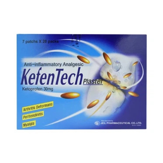 Miếng dán Kefentech Plaster Jeil chống viêm bao gân, đau cơ (1 gói)
