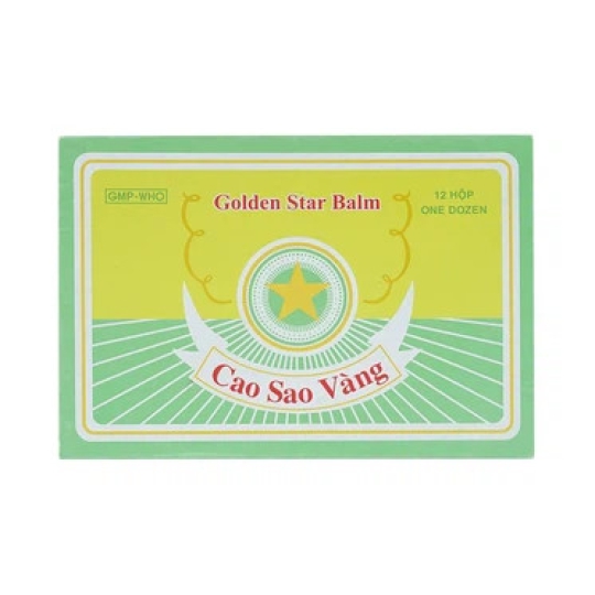 Cao Sao Vàng OPC giảm cúm, nhức đầu, sổ mũi (12 hộp)