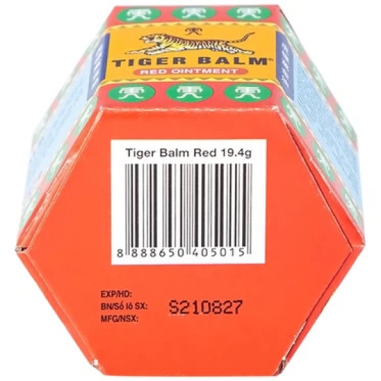 Dầu cù là Tiger Balm Red Haw Par giảm đau nhức cơ (19,4g)