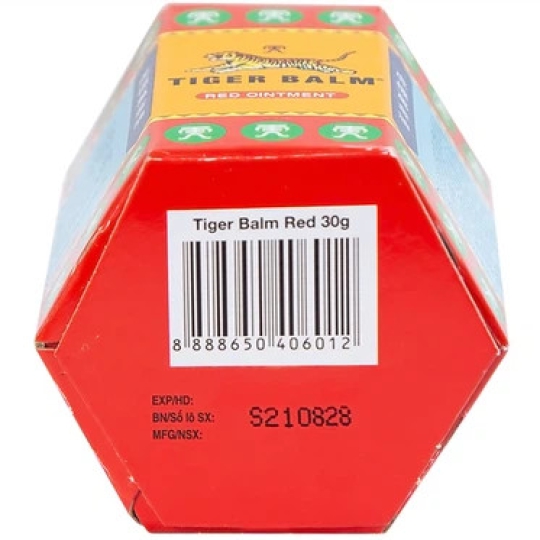Cao Tiger Balm Red Haw Par giảm đau đầu, nghẹt mũi, đau nhức cơ, bong gân (30g)