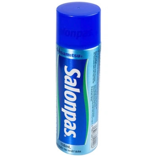 Chai xịt Salonpas Jet Spray Hisamitsu giảm đau kháng viêm (118ml)