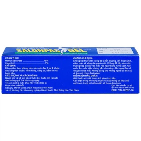 Gel Salonpas Histamitsu giảm đau, kháng viêm cơ khớp (30g)