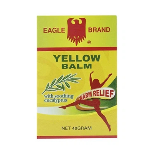 Cao vàng Eagle Brand Yellow Balm Borden hỗ trợ điều trị đau đầu, choáng váng (40g)