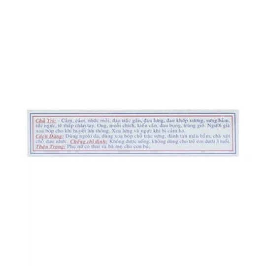 Dầu nóng Thiên Thảo Trường Sơn hỗ trợ điều trị cảm, cúm, nhức mỏi, đau trặc gân (50ml)