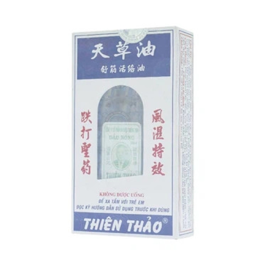 Dầu nóng Thiên Thảo Trường Sơn hỗ trợ điều trị cảm, cúm, nhức mỏi, đau trặc gân (50ml)